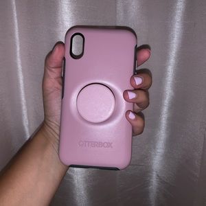 Pink iPhone X Otter box